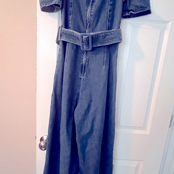 NWT C/MEO OUT OF SIGHT DENIM JUMPSUIT SZ 4US NEVER BEEN WORN - Picture 6 of 6